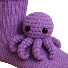 Load image into Gallery viewer, Women Cute 3D Animal Funny Animal Fuzzy Socks for Winter Christmas Gift(Octopus)