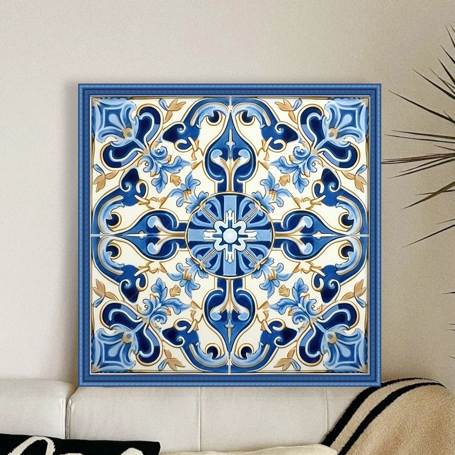Datura - Full 14CT Counted Cross Stitch 40x40CM - Yishu