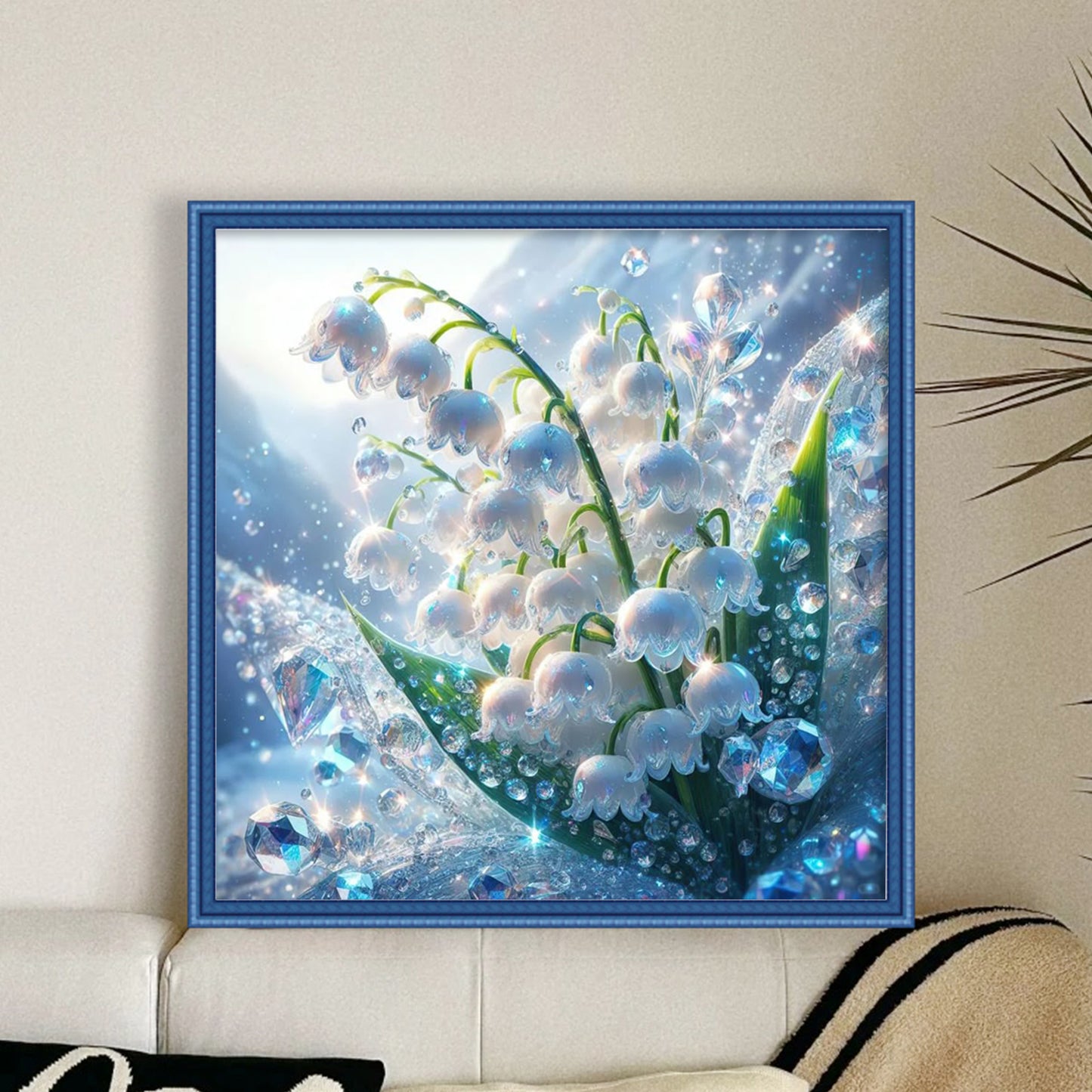 Lily Of The Valley - Full 11CT Counted Cross Stitch 40x40CM - Yishu