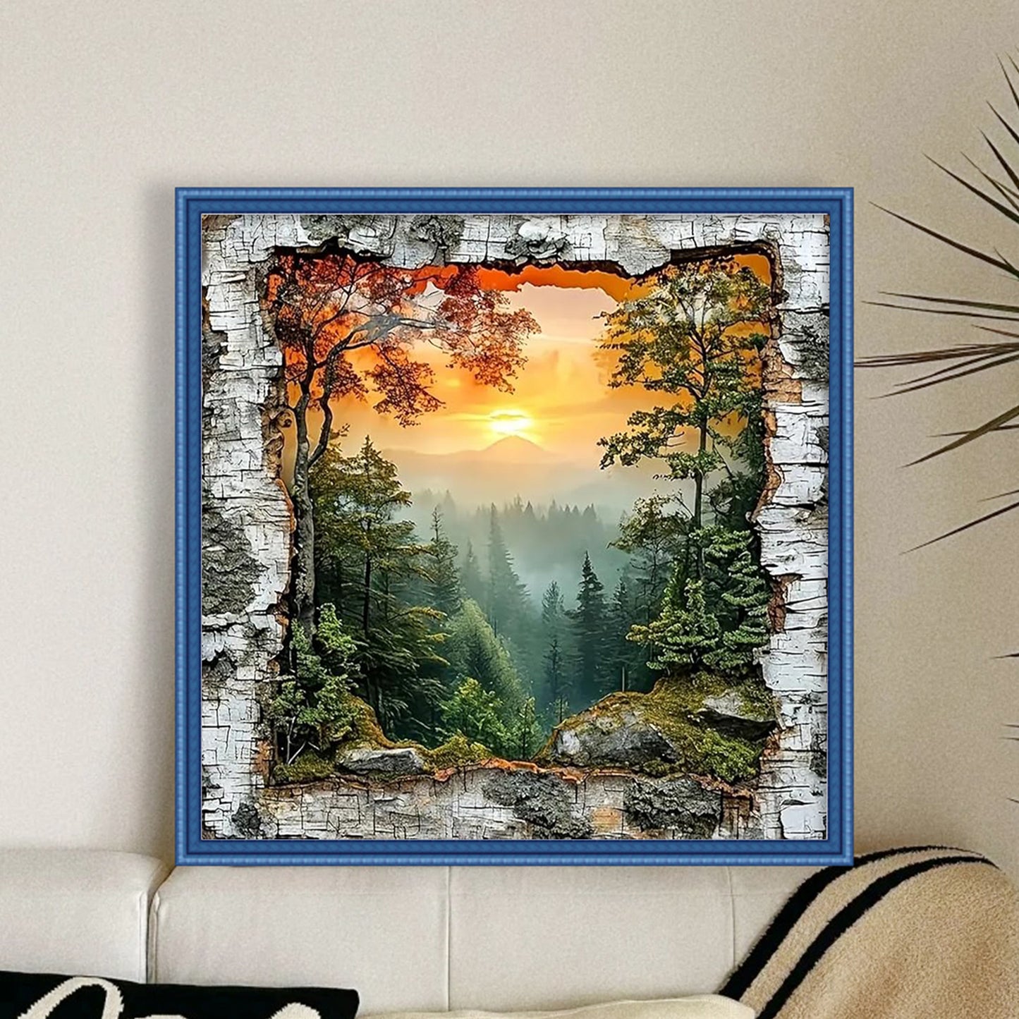 Forest - Full 16CT Counted Cross Stitch 40x40CM - Huacan
