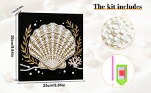 Load image into Gallery viewer, DIY Pearl Painting Kit 25x25CM Seashell Framed Handmade Pearl Material Art Set Room Wall Decoration