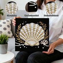 Load image into Gallery viewer, DIY Pearl Painting Kit 25x25CM Seashell Framed Handmade Pearl Material Art Set Room Wall Decoration