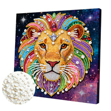 Load image into Gallery viewer, DIY Pearl Painting Kit 25x25CM Lion Framed Handmade Pearl Material Art Set Room Wall Decoration