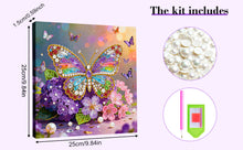 Load image into Gallery viewer, DIY Pearl Painting Kit 25x25CM Butterfly Framed Handmade Pearl Material Art Set Room Wall Decoration