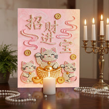 Load image into Gallery viewer, DIY Pearl Painting Kit 40x50CM Prosperity and Treasure Framed Handmade Pearl Material Art Set Room Wall Decoration