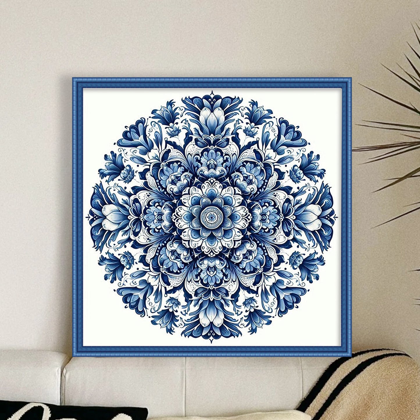 Datura - Full 11CT Counted Cross Stitch 40x40CM - Yishu