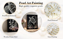 Load image into Gallery viewer, DIY Pearl Painting Kit 30x40CM Turtle Framed Handmade Pearl Material Art Set Room Wall Decoration