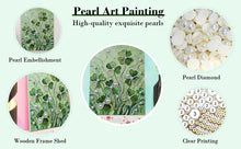 Load image into Gallery viewer, DIY Pearl Painting Kit 30x40CM Lucky Four Leaf Clover Framed Handmade Pearl Material Art Set Room Wall Decoration