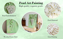 Load image into Gallery viewer, DIY Pearl Painting Kit 30x40CM Grape Framed Handmade Pearl Material Art Set Room Wall Decoration