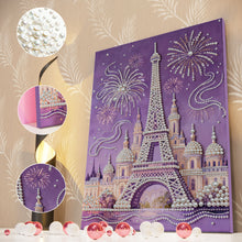 Load image into Gallery viewer, DIY Pearl Painting Kit 30x40CM Castle Framed Handmade Pearl Material Art Set Room Wall Decoration