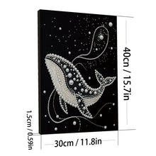 Load image into Gallery viewer, DIY Pearl Painting Kit 30x40CM Shark Framed Handmade Pearl Material Art Set Room Wall Decoration