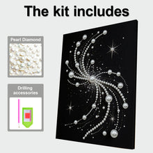 Load image into Gallery viewer, DIY Pearl Painting Kit 30x40CM Starlight Framed Handmade Pearl Material Art Set Room Wall Decoration