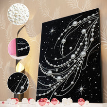 Load image into Gallery viewer, DIY Pearl Painting Kit 30x40CM Milky Way Framed Handmade Pearl Material Art Set Room Wall Decoration