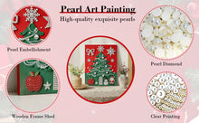 Load image into Gallery viewer, DIY Pearl Painting Kit 30x40CM Christmas Tree Framed Handmade Pearl Material Art Set Room Wall Decoration