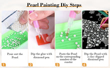 Load image into Gallery viewer, DIY Pearl Painting Kit 30x40CM Christmas Tree Framed Handmade Pearl Material Art Set Room Wall Decoration