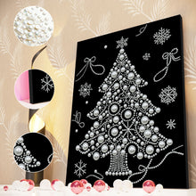 Load image into Gallery viewer, DIY Pearl Painting Kit 30x40CM Christmas Tree Framed Handmade Pearl Material Art Set Room Wall Decoration