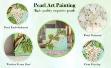 Load image into Gallery viewer, DIY Pearl Painting Kit 25x25CM Grape Framed Handmade Pearl Material Art Set Room Wall Decoration