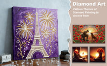 Load image into Gallery viewer, DIY Pearl Painting Kit 25x25CM Eiffel Tower Framed Handmade Pearl Material Art Set Room Wall Decoration