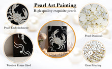 Load image into Gallery viewer, DIY Pearl Painting Kit 30x40CM Crab Framed Handmade Pearl Material Art Set Room Wall Decoration
