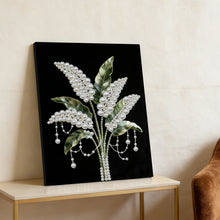 Load image into Gallery viewer, DIY Pearl Painting Kit 30x40CM Flower Framed Handmade Pearl Material Art Set Room Wall Decoration