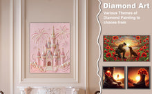 Load image into Gallery viewer, DIY Pearl Painting Kit 40x50CM Castle Framed Handmade Pearl Material Art Set Room Wall Decoration