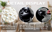 Load image into Gallery viewer, DIY Pearl Painting Kit 30x30CM Elegant Lady Framed Handmade Pearl Material Art Set Room Wall Decoration