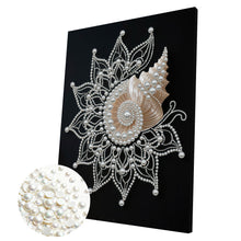 Load image into Gallery viewer, DIY Pearl Painting Kit 30x40CM Seashell Framed Handmade Pearl Material Art Set Room Wall Decoration