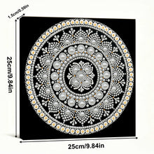 Load image into Gallery viewer, DIY Pearl Painting Kit 25x25CM Mandala Framed Handmade Pearl Material Art Set Room Wall Decoration