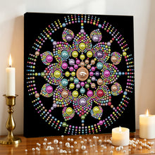 Load image into Gallery viewer, DIY Pearl Painting Kit 25x25CM Mandala Framed Handmade Pearl Material Art Set Room Wall Decoration