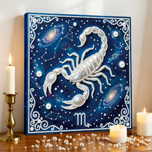 Load image into Gallery viewer, DIY Pearl Painting Kit 25x25CM Scorpio Framed Handmade Pearl Material Art Set Room Wall Decoration