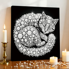 Load image into Gallery viewer, DIY Pearl Painting Kit 25x25CM Cat Framed Handmade Pearl Material Art Set Room Wall Decoration