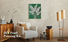 Load image into Gallery viewer, DIY Pearl Painting Kit 30x40CM Green Plants Framed Handmade Pearl Material Art Set Room Wall Decoration