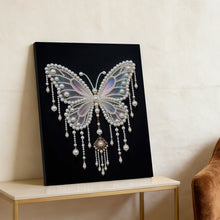 Load image into Gallery viewer, DIY Pearl Painting Kit 30x40CM Butterfly Framed Handmade Pearl Material Art Set Room Wall Decoration