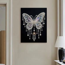 Load image into Gallery viewer, DIY Pearl Painting Kit 30x40CM Butterfly Framed Handmade Pearl Material Art Set Room Wall Decoration