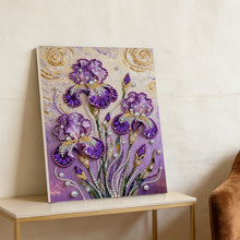 Load image into Gallery viewer, DIY Pearl Painting Kit 30x40CM Iris Framed Handmade Pearl Material Art Set Room Wall Decoration