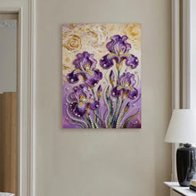 Load image into Gallery viewer, DIY Pearl Painting Kit 30x40CM Iris Framed Handmade Pearl Material Art Set Room Wall Decoration
