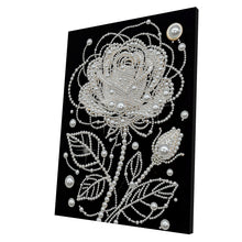 Load image into Gallery viewer, DIY Pearl Painting Kit 30x40CM Roses Framed Handmade Pearl Material Art Set Room Wall Decoration