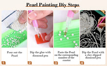 Load image into Gallery viewer, DIY Pearl Painting Kit 30x40CM Roses Framed Handmade Pearl Material Art Set Room Wall Decoration