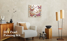 Load image into Gallery viewer, DIY Pearl Painting Kit 30x30CM Butterfly Framed Handmade Pearl Material Art Set Room Wall Decoration