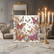 Load image into Gallery viewer, DIY Pearl Painting Kit 30x30CM Butterfly Framed Handmade Pearl Material Art Set Room Wall Decoration