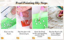 Load image into Gallery viewer, DIY Pearl Painting Kit 30x40CM Tree Framed Handmade Pearl Material Art Set Room Wall Decoration