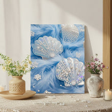 Load image into Gallery viewer, DIY Pearl Painting Kit 30x40CM Pearl Shells Framed Handmade Pearl Material Art Set Room Wall Decoration