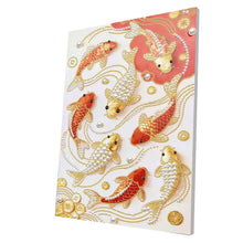Load image into Gallery viewer, DIY Pearl Painting Kit 30x40CM Koi Framed Handmade Pearl Material Art Set Room Wall Decoration