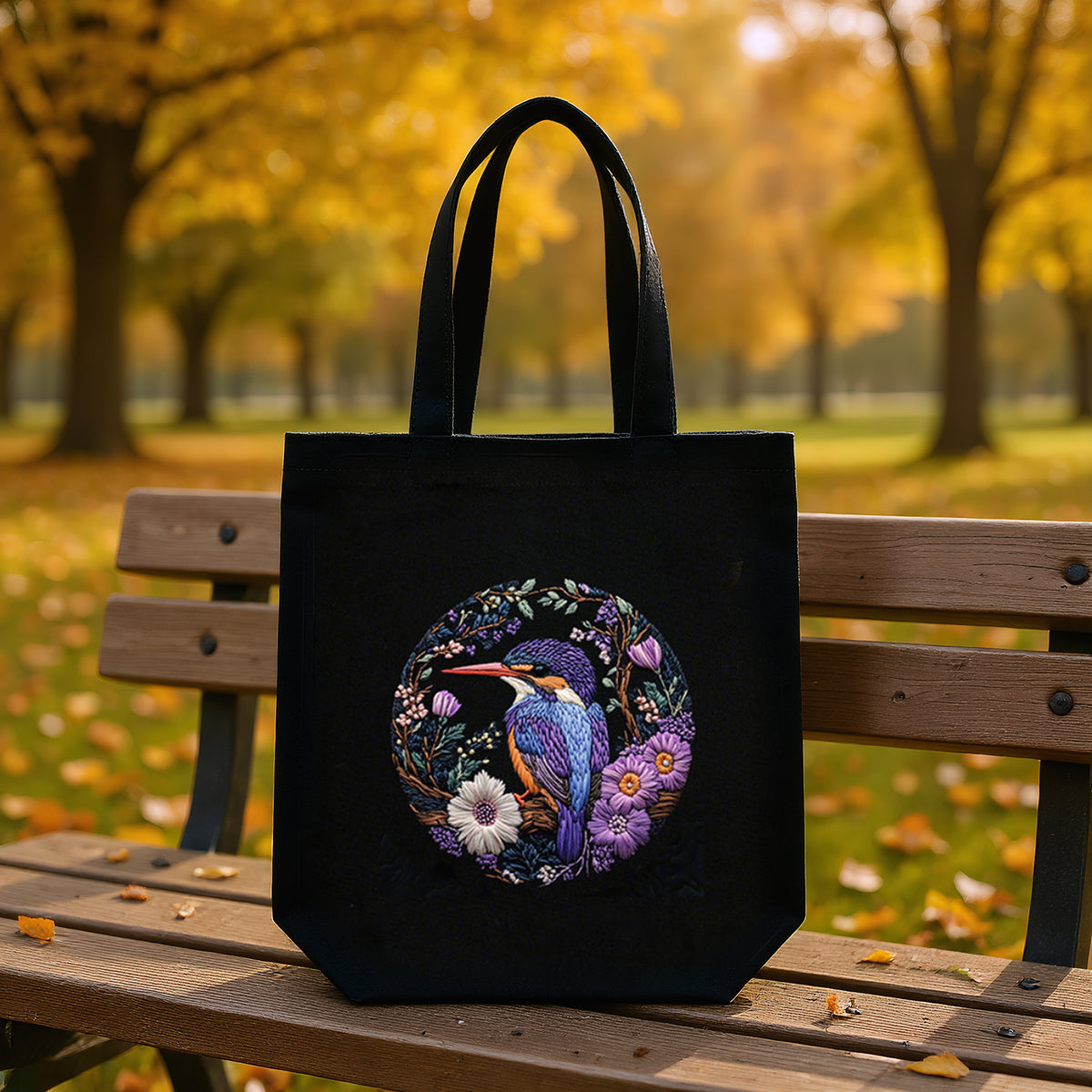 Flowers And Birds - DIY Embroidery Cross Stitch Kit with Pattern Cotton Threads Needles Hoop 32×37CM/12.60×14.57in
