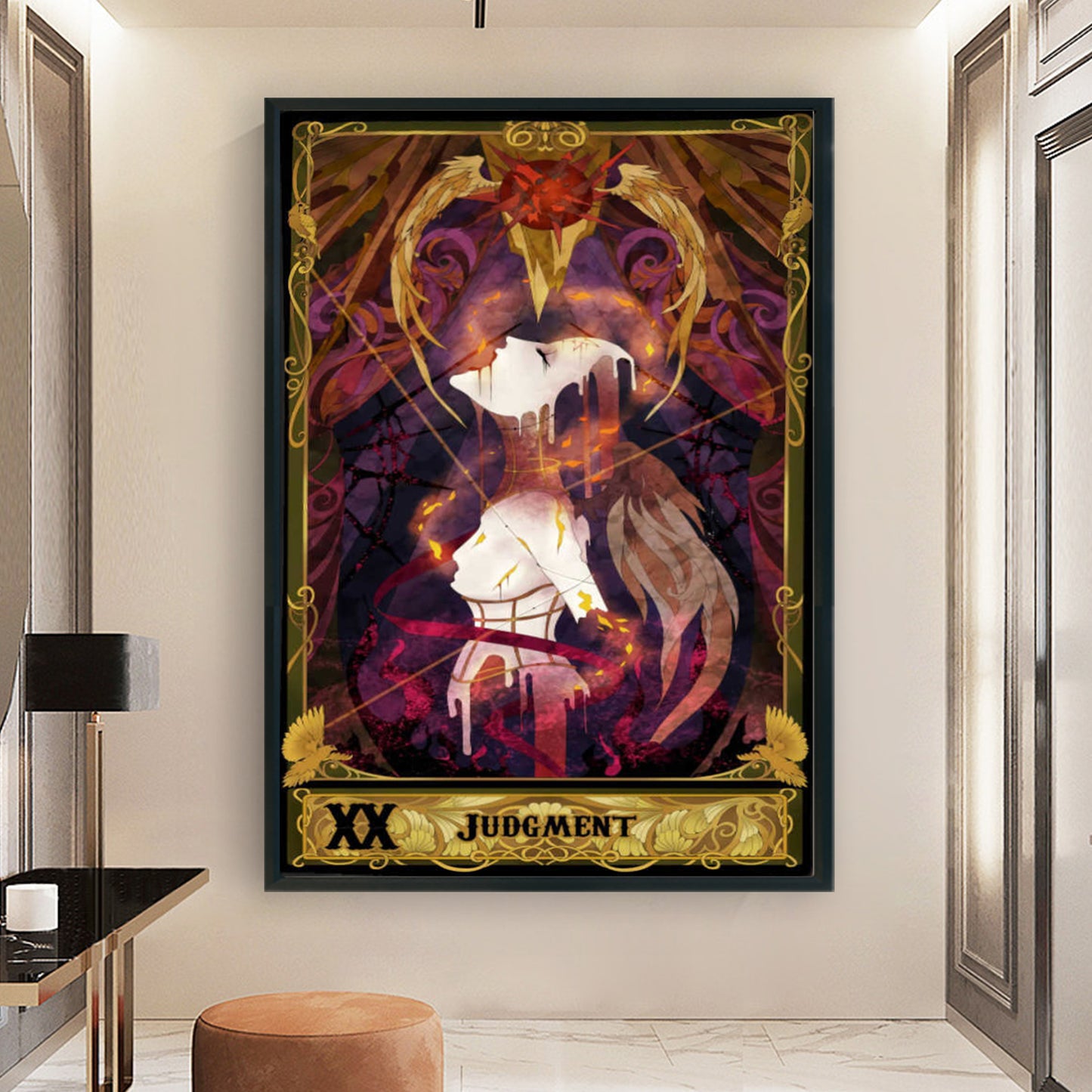 Tarot Series - Judgement - Full 11CT Stamped Cross Stitch 50x70CM - Huacan