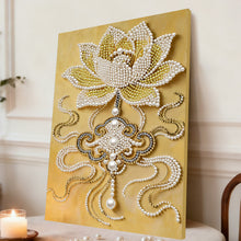 Load image into Gallery viewer, DIY Pearl Painting Kit 30x40CM Wheat Ingot Framed Handmade Pearl Material Art Set Room Wall Decoration