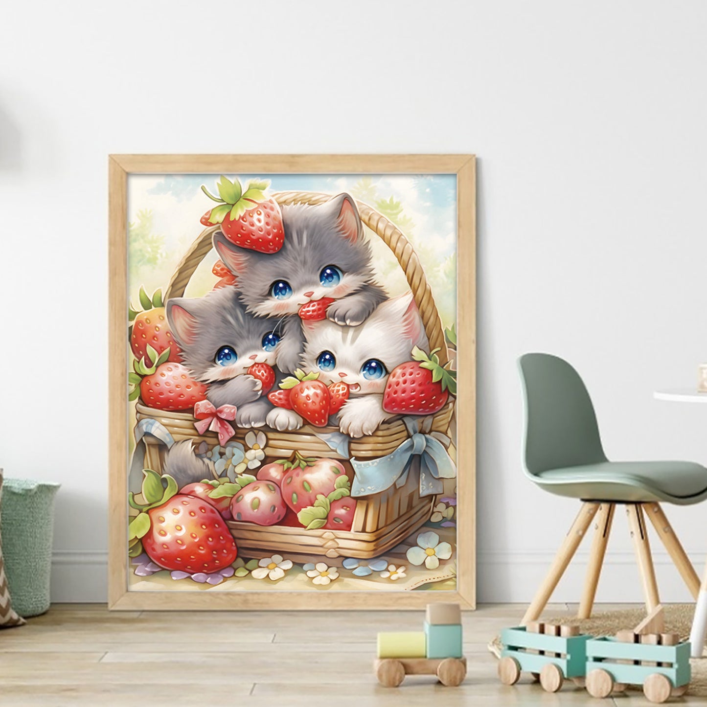 Carefree Cat - Full 11CT Stamped Cross Stitch 41x51CM - Mona Lisa(40Colors)