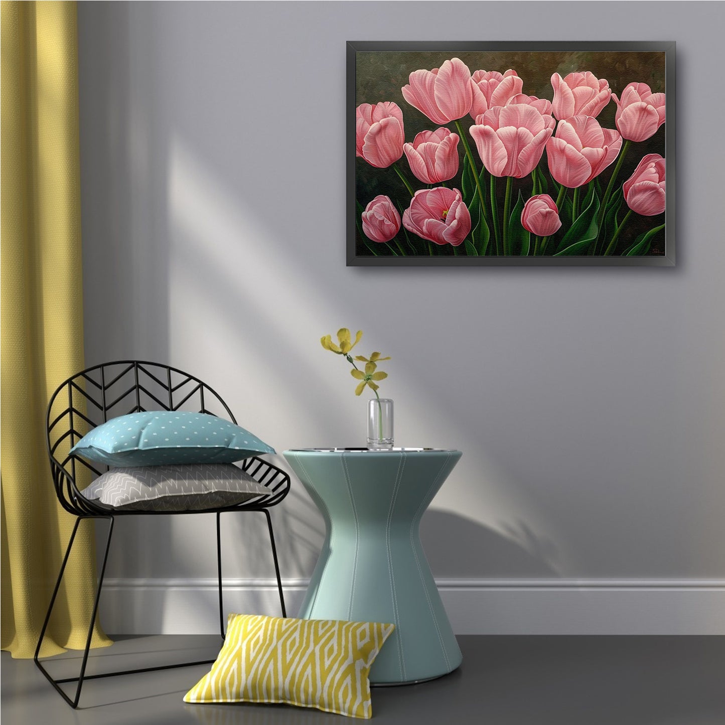 Tulip - Full 11CT Stamped Cross Stitch 50x35CM - Huacan