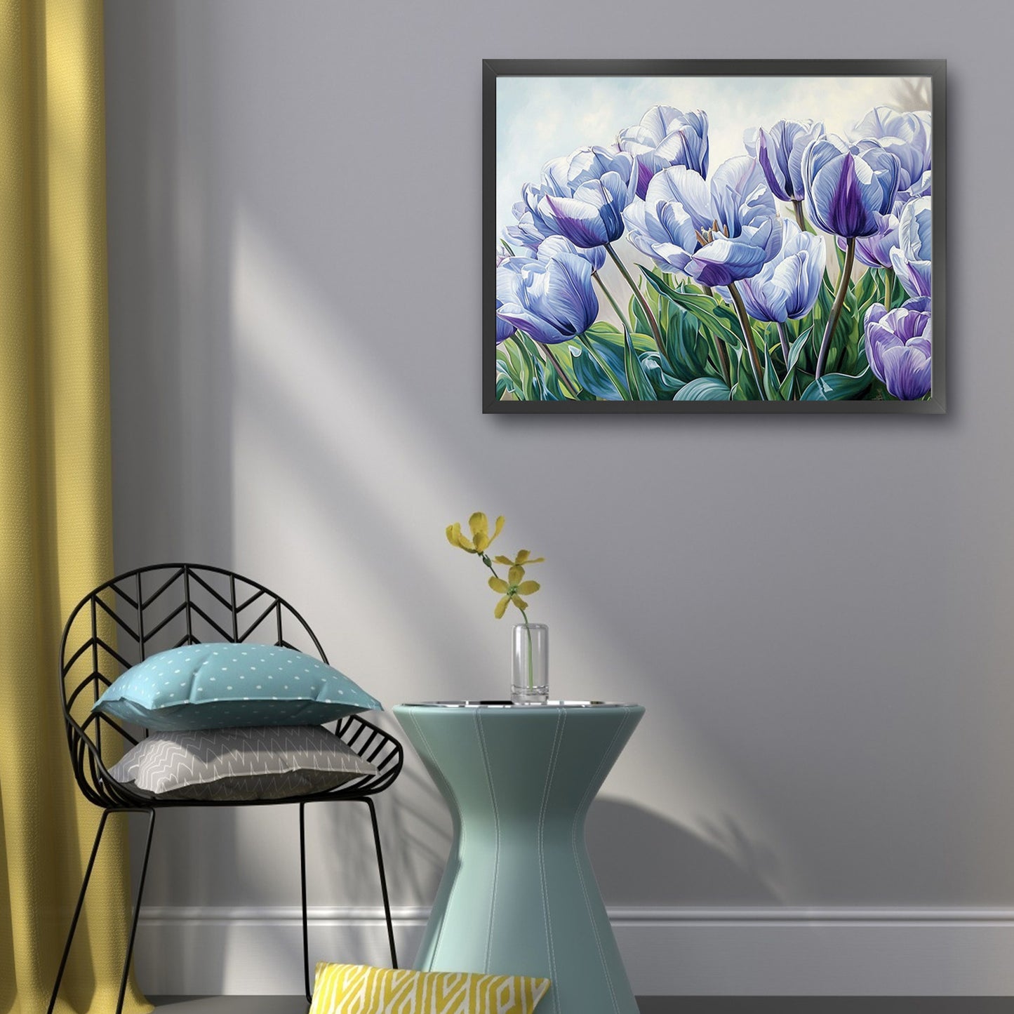 Tulip - Full 11CT Stamped Cross Stitch 50x40CM - Huacan