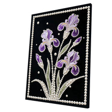 Load image into Gallery viewer, DIY Pearl Painting Kit 30x40CM Iris Framed Handmade Pearl Material Art Set Room Wall Decoration